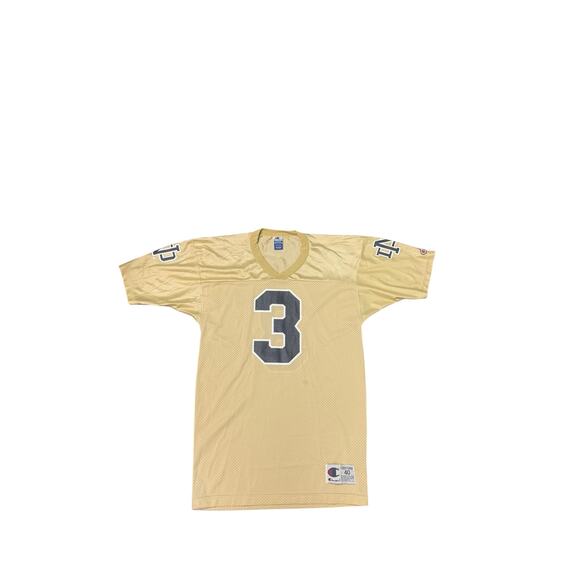 Vintage Champion Notre Dame #3 Football Jersey - Size 40 - Picture 1 of 4